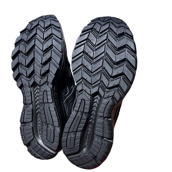 Saucony Shoes Grid Cohesion II Womens 8.5 Wide Black Running Sneakers S10421-4 - Picture 5 of 11